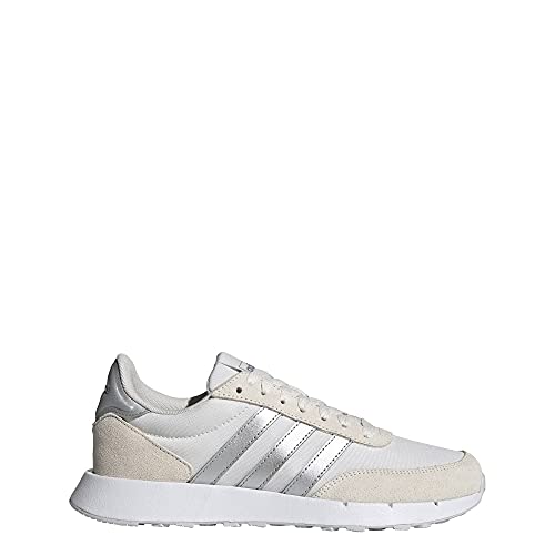 adidas Womens Run 60S 2.0 Lace Up Sneakers Shoes Casual - Beige,Grey - Size 7.5 M