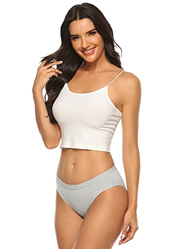 Image of Xibing Women's Breathable Underwear Stretch Bikini Panties Low Waist Mesh Hipster Panty 10-Pack