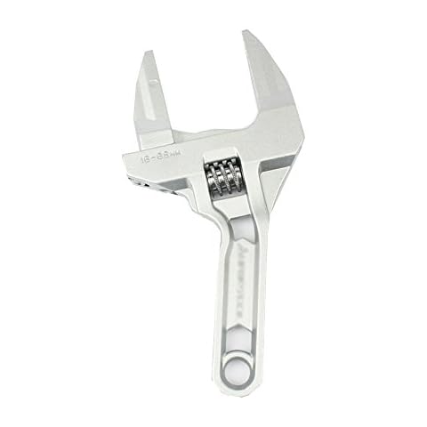 LUBAN Adjustable Spanner Wrench 16-68mm, short shank plumbing wrench for tight spaces, mini plumber wrench for bathroom kitchen pipe nuts bolts Cover