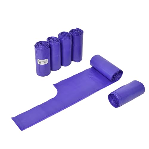 Image of Large Dog Waste Bags on a Roll with Easy Tie Handles, Extra Thick and Strong Dog Poop Bags, 288 Count, Scented, 5.5 x 5.5 x 17 Inches, Purple