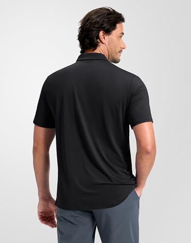 Image of Obla Mens Golf Shirt Short Sleeve Dry Fit Moisture Wicking Performance Athletic Casual Work Collared Polo Shirts for Men