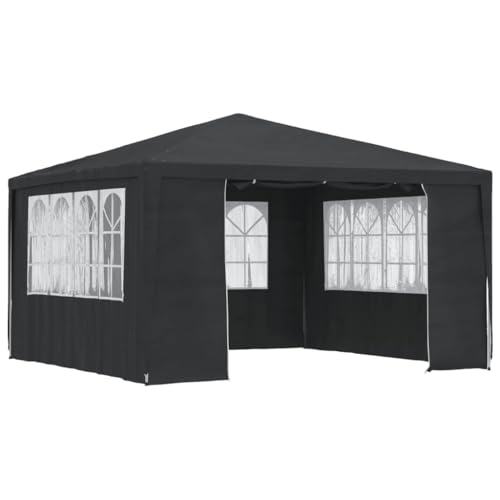 vidaXL Partytent met zijwanden professioneel 90 g/m² 4x4 m groen - Afbeelding 3