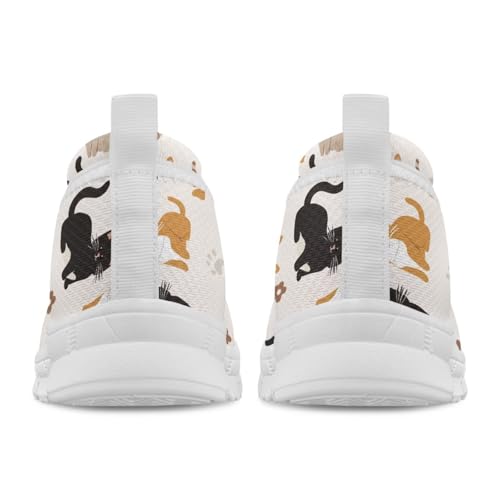 Howilath Cute Animal Print Women Mesh Flats Shoes Casual Slip on Shoes Breathable Loafers Walking Shoes4