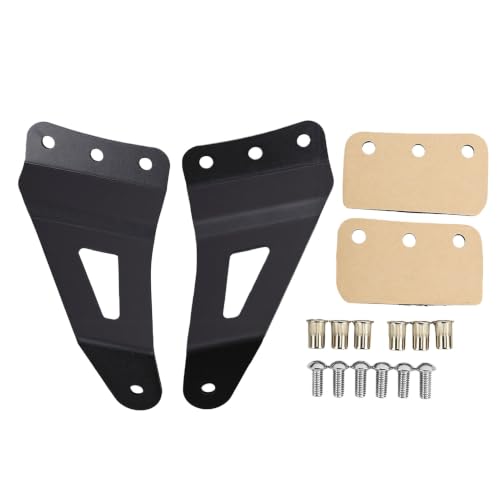 Soportes de barra de luz LED de 52 pulgadas Akozon para rutas nocturnas seguras en terrenos 4WD