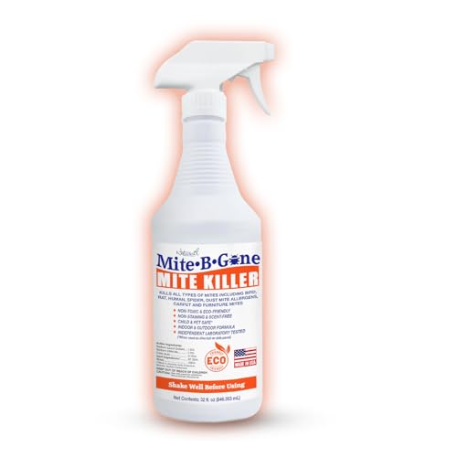 Mite Killer Spray by Mite-B-Gone — Kills Human Mites, Dust,
