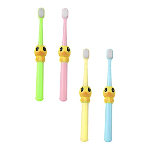 Beavorty 4pcs Cartoon Toothbrush Extra Toothbrushes Bristle Toothbrush for Cartoon Toothbrush Manual Toothbrush Toothbrush Adults- Use Tool Pp Child Bristles
