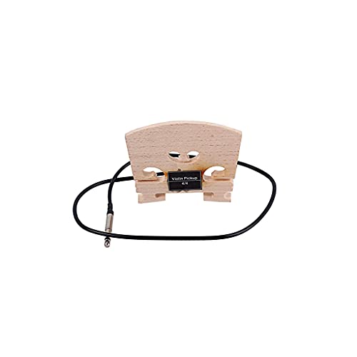 Alnicov Steg aus Ahornholz mit internen Piezo-Tonabnehmerteilen für 4/4 Violine