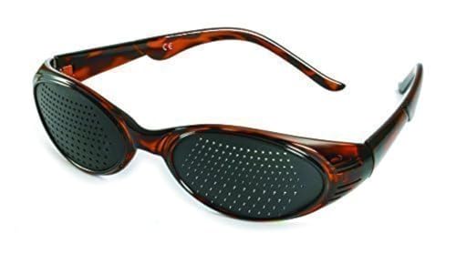 Gafas estenopeicas 415-KMB - bifocales Red - marrón amarmolado - Incl. Accesorio