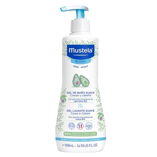 Mustela Gel Lavante Suave 500ml - Sabonete LĂquido Corpo e Cabelo Infantil - 93% de Ingred... Mustela Gel Lavante Suave 500ml - Sabonete LĂquido Corpo e Cabelo Infantil - 93% de Ingred...