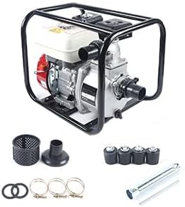 Bomba de agua de motor de gas de 4 tiempos 6.5HP, bomba de transferencia de agua de 210 CC 4.8 KW, bombas de riego de jardín y estanques para