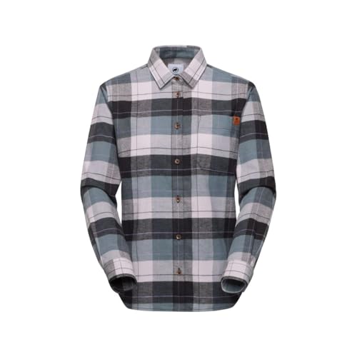 Mammut Trovat Long Sleeve Shirt S - Chemise de randonnée en coton pour homme