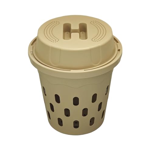 Compostador enterrado - bajo Tierra con Tapa | compostador de lombrices para bancales de jardín | para jardín, bancal Elevado, vivero, Granja, Parque, Principiantes y jardineros