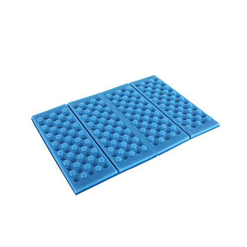 ZHIMEI Portable Lightweight Mini Waterproof Folding Mat Foam Sitting Pad Foldable Kneeling and Seat Cushion Outdoor Mini Camping Seat Cushion for Picnic,Backpacking,Trekking,Mountaineering (Blue,)