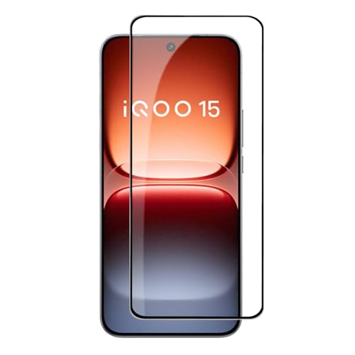 Image of MoCoTech (FINGERPRINT WORKING) HD+ Edge-to-Edge Tempered Glass for Iqoo 15 5G - Full Screen Protector Guard, 9H, Case Friendly, Ultra Clear with Easy Installation Kit (6.85 Inch)