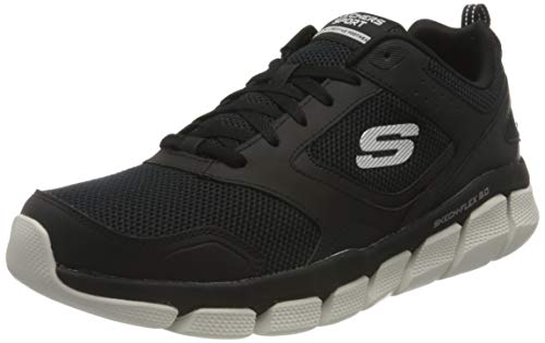 Skechers 52844-BKW_43, Zapatos de Entrenamiento Hombre, Black, EU