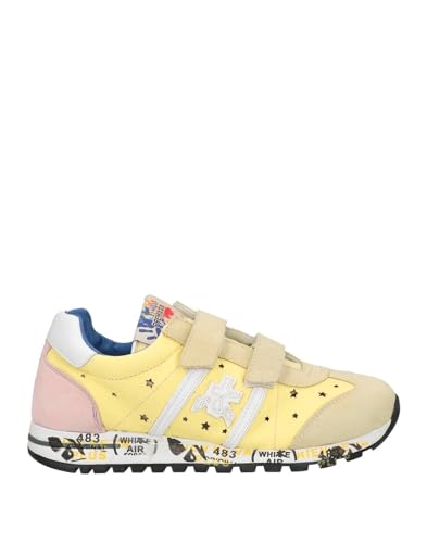 PREMIATA Kids Sneakers Made in Italy Size EU 32 Yellow/Pink
