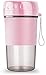 JSY 300ml Mieszalnik blendera z owocami domowych USB Sokowirówka Puchar Przenośny Sokowirówka owocowa Mini Rozmiar Juicers (Color : Pink)