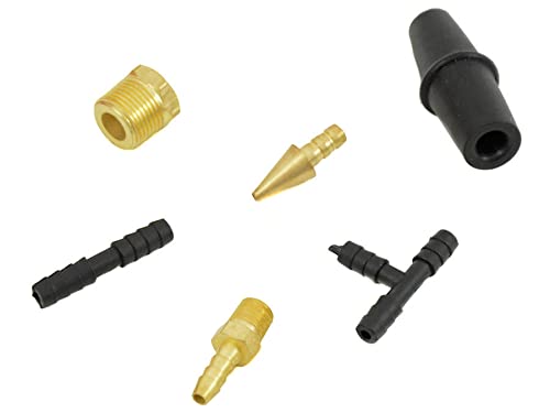 Kit De Test De Pression De Carburant - Jauge Métal Et Caoutchouc 0-100PSI Pour Voiture Moto Camion