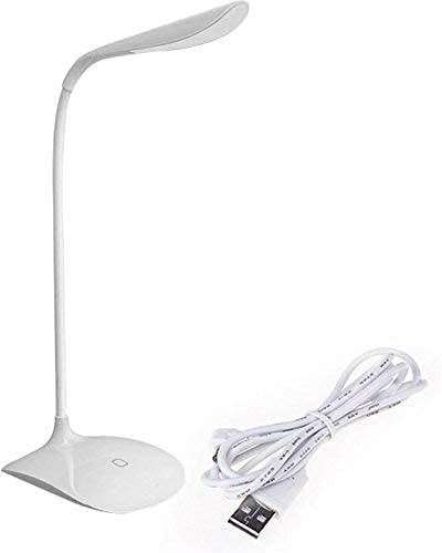 Rhymestore Flexible USB LED Light Desk Lamp for Laptop Desktop PC Powerbank Keyboard Help Light Children Eye Protection - White (B096MG9N6W) Amazon Price History, Amazon Price Tracker