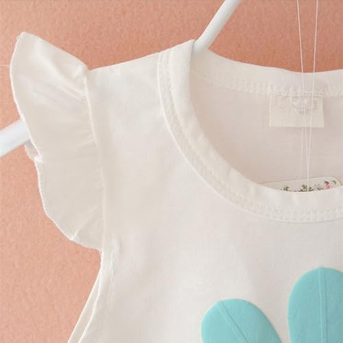 Generic Toddler Girls Clothes 1T 2T 3T 4T 5T Summer Outfits Baby Kids Short Sleeve T-Shirt Tops & Camouflage Shorts Sets4