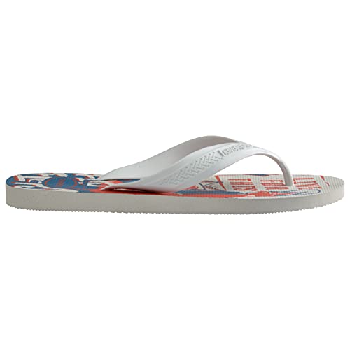 Chinelo Top Max Street, Havaianas, Masculino, Branco/Turquesa, 37/38