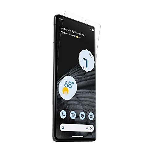 OtterBox Google Pixel 7 Pro Alpha Flex Antimicrobial Screen Protector - CLEAR, precision fit, crystal clarity, flawless touch response, easy installation