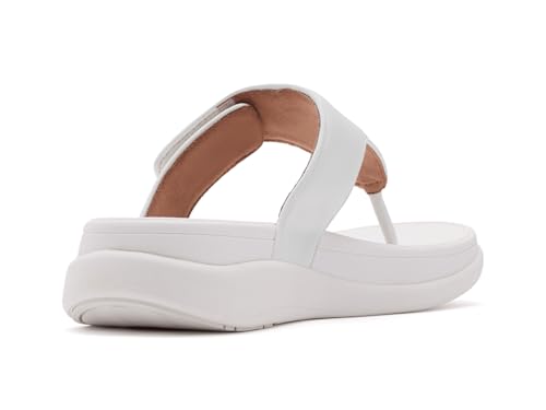 Image of FitFlop womens F-mode Go Adjustable Flatform Toe-post Sandals