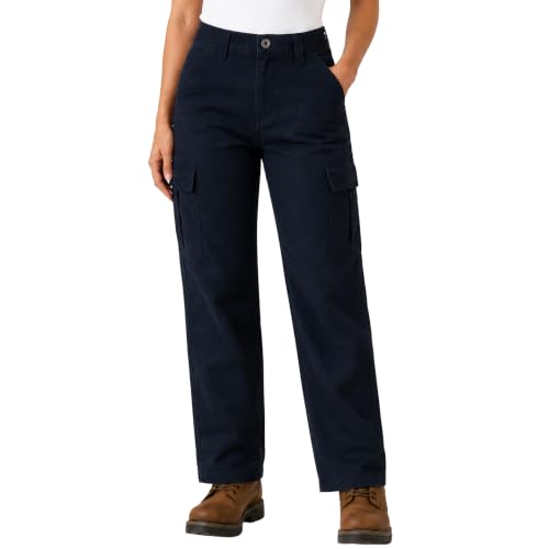 Dickies Women's Cotton Cargo Pant, Dark Navy, 27 Regular - image 1