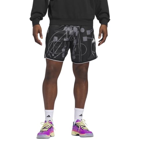 adidas Men's Crazylite All Over Printed Basketball Shorts