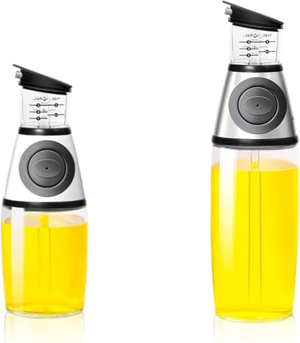 PAN PACIFIC Olive Oil & Vinegar Dispenser Bottle with Measurement...