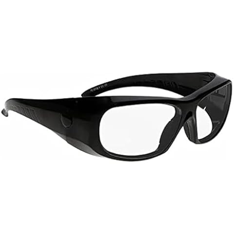 ATTENUTECH Lead Glasses, X-Ray Radiation Eye Protection.75mm Pb, Retro Classic Style, Economical (Black) Cover