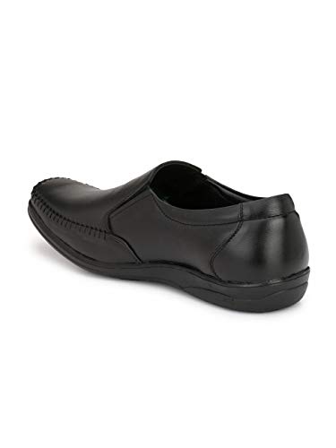 Image of FENTACIA Genuine Leather Laceless Formal Shoes for Men