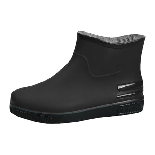 Botas de lluvia modernas para mujer, con suela plana, cómodas y transpirables, resistentes al viento, resistentes a la abrasión, botas de pesca antideslizantes y resistentes al agua, suelas de goma