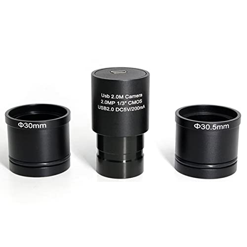 Microscope 2MP Or 5MP HD USB Camera Microscope Electronic Digital Eyepiece with Adapter Ring(5.0 MP)