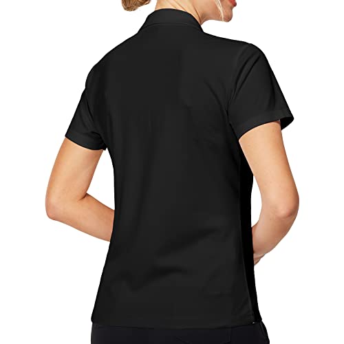 Casei Womens Polo Shirts Golf Shirts Quick Dry Moisture Wicking Black and White Polo Shirt2