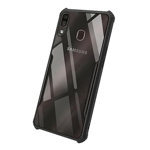 COBERTA Polycarbonate Back Cover For Samsung Galaxy A30 Back Cover Case-Black Transparent (B0CGDTX6ZX) Amazon Price History, Amazon Price Tracker