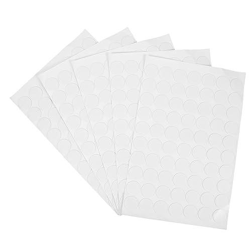 BEBEMOKO Quality Acrylic Double Sided Tape Dots 300pcs Round Sticky Stickers for Wood Metal Glass and Plastics