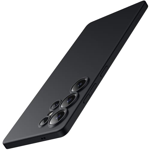 JETech Slim Case for Samsung Galaxy S25 Ultra 5G with Camera Lens Full Protection, Ultra-Thin Lightweight Matte Finish Minimalist Protective Phone Cover (Titanium Black)