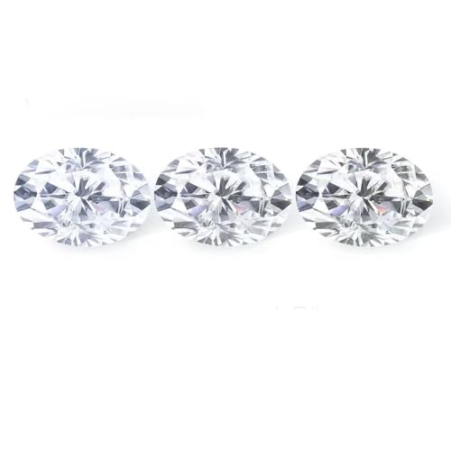 High Clarity D Colorless Oval Moissanite Diamond Loose Moissanite Stone