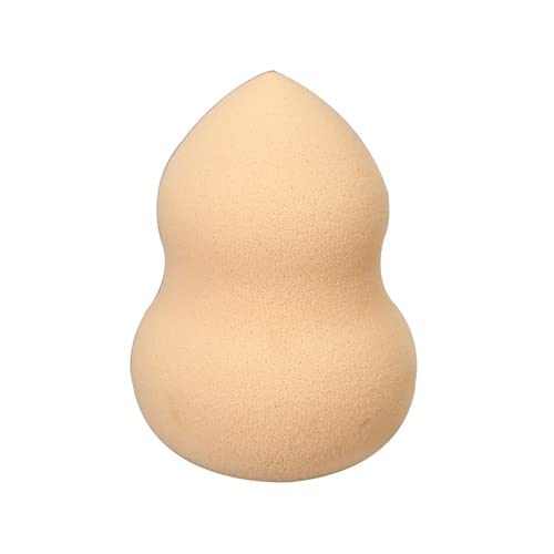notch pear shape makeup puff sponge blender for perfect makeup blending color yellow