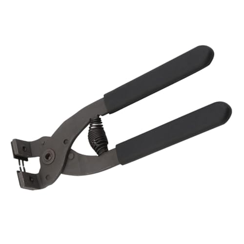 Uonlytech Carbon Steel Leather Hole Punch Tool Ergonomic Crafting Plier for DIY Leather Projects Watch Straps and Belts Efficient Spring Mechanism for Precision Punching