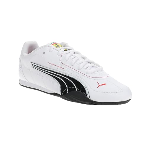 PUMA Mens Scuderia Ferrari Catch Lace Up Sneakers Shoes Casual - White - Size 10 M2