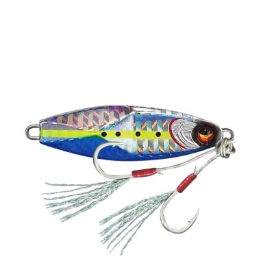 Daiwa Flat Junky Hirametal Jigs with Assist Hooks 40g 7.5cm