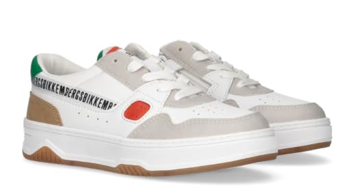 Baskets Bikkembergs Blanc Multicolor pour dynamiser vos tenues urbaines quotidiennes