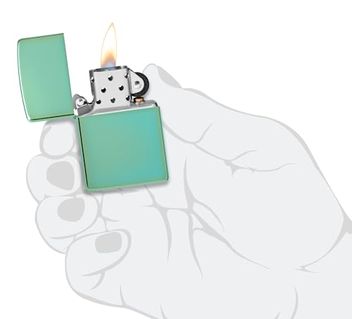 Image of Zippo Classic High Polish Green Pocket Lighter