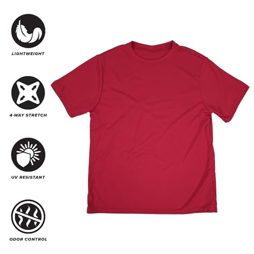 Official NCAA Youth Kids for Boys & Girls Sport Active T-Shirt Arched Name Collegiate Collection3