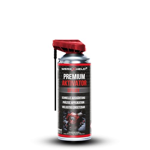 WerkXheld Aktivator-Spray 200ml Schnelle Aushärtung für Sekundenkleber | Aktivator Spray für Sekundenkleber