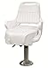 Wise Ladder Back Pilot Chair with 15-Feet Fixed Pedestal and Slide (White)