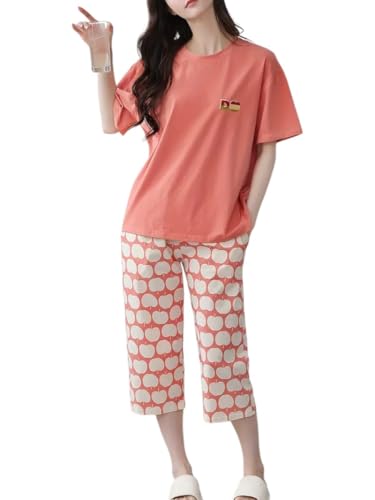 Image of Louis Luxe Womens Korean Night Dress || Full Pyjama Set || Korean Nightsuit || Women Nightwear ||Round Neck Full Sleeve Nightsuit || Loungewear || Everyday Nightdress (ND-18)
