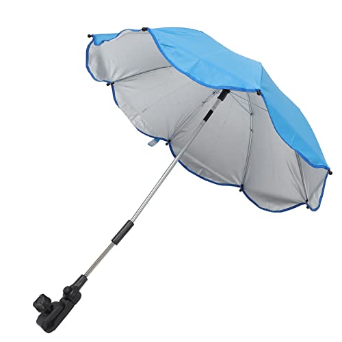 HEMOTON Stroller Umbrella with Clip Design Sun Protection for Strollers Versatile Beach Accessories Easy to Install and Remove Practical Sunshade for Outdoor Use